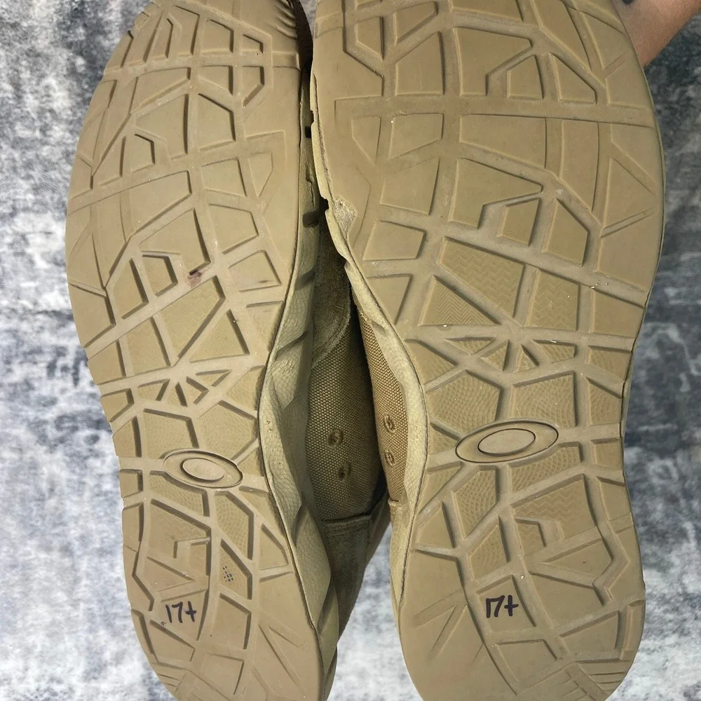 Oakley Mens 12.5 Light Assault 2 Boots Coyote Brown Cordura Tactical Military
